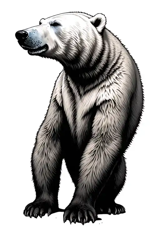 polar bear tattoo design tattoo design idea