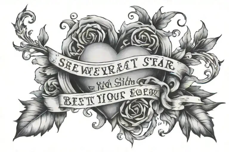 So come on now, boy, don't you be afraid to start 'Cause sweat on your skin's better than regret on your heart lyrics tattoo design idea
