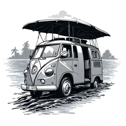 travel tattoo design idea