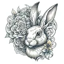 playboy bunny rabbit tattoo design idea