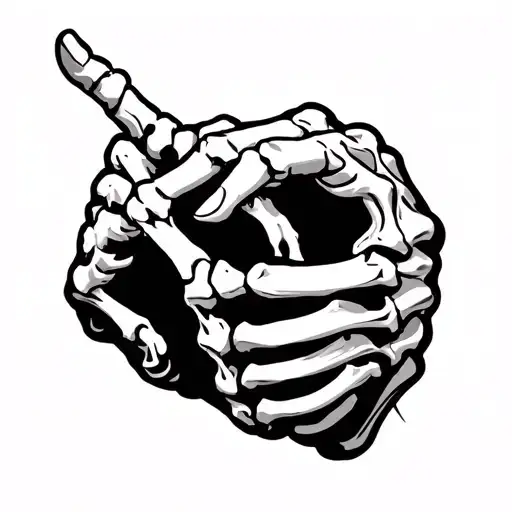 Skeletal pinky promise tattoo tattoo design idea