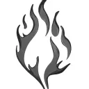 Filler Flames tattoo design idea