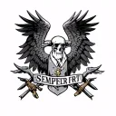 Semper Fortis tattoo design idea