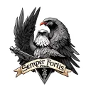 Semper Fortis tattoo design idea