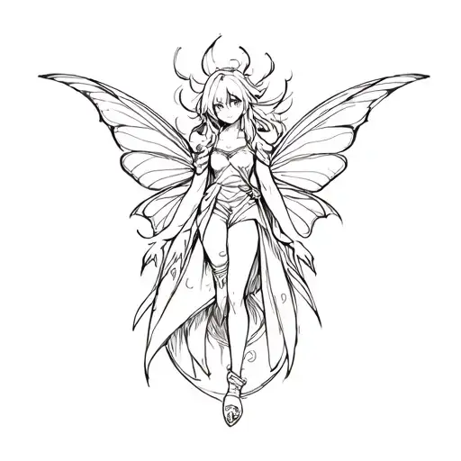 fairy tail anime inspired tattoo tattoo design idea