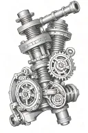 camshaft tattoo design idea