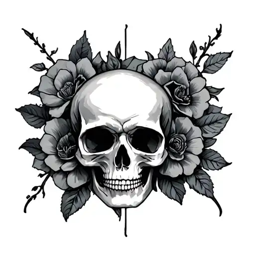 Memento Vivere Memento Mori tattoo design idea