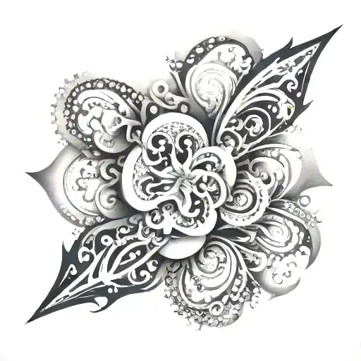 Fractal tattoo design idea