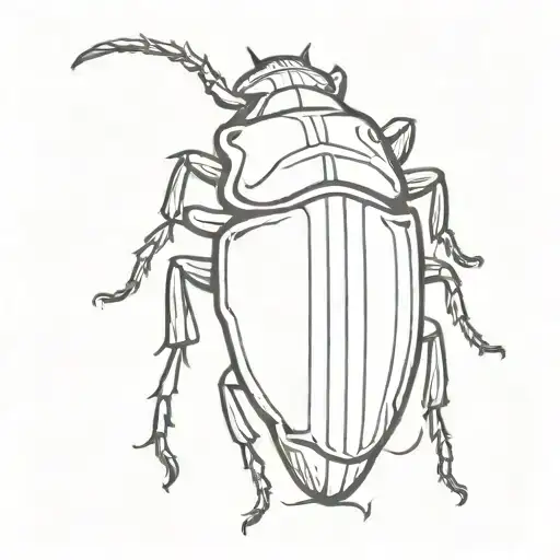 acorn weevils tattoo design idea