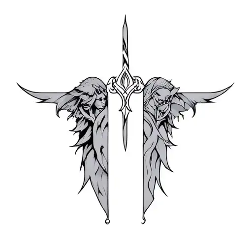 Coverup Norse Mythology tattoo design idea