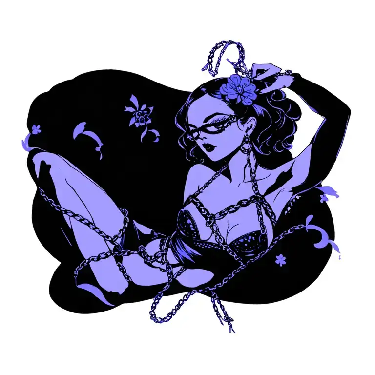 "femdom" "dominatrix" "mistress" "bondage" "dungeon" tattoo design idea