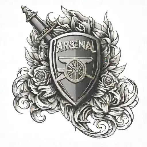 Arsenal tattoo design idea