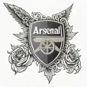 Arsenal tattoo design idea
