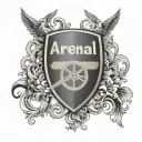 Arsenal tattoo design idea