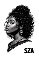SZA tattoo design idea