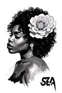 SZA tattoo design idea