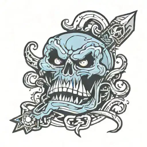 Wrath tattoo design idea
