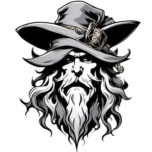 Whitebeard tattoo design idea