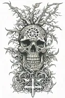 poison tree cross tattoo tattoo design idea