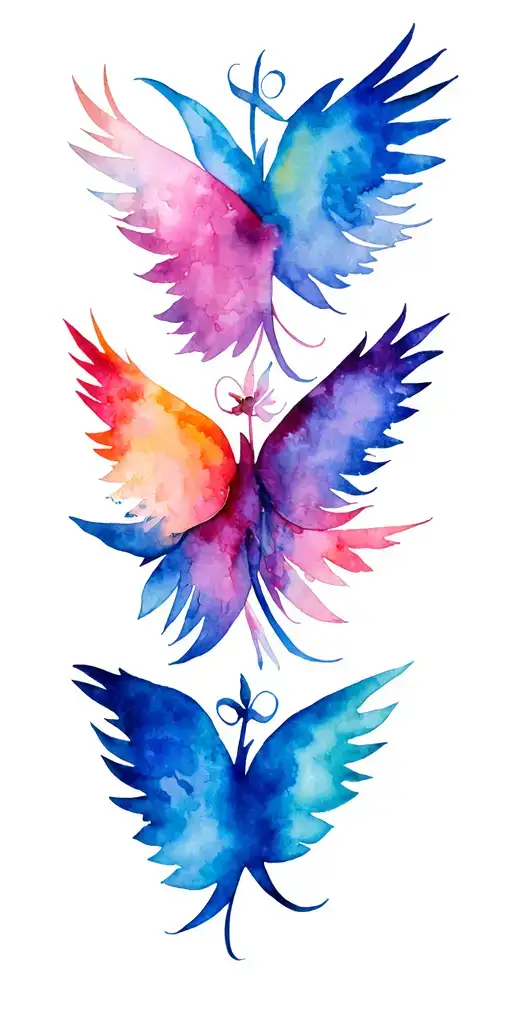 holy trinity tattoo design idea