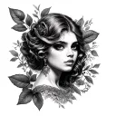 titties tattoo design idea