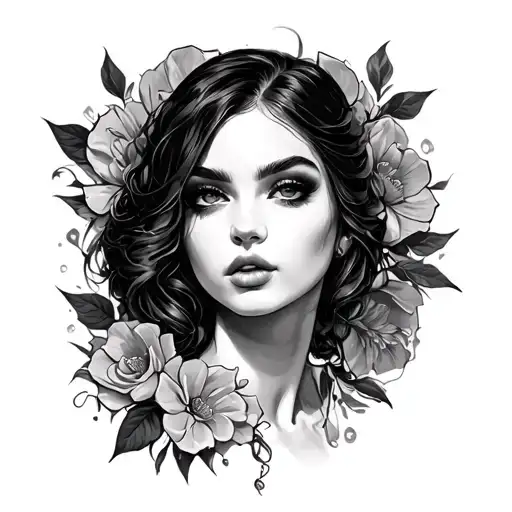 titties tattoo design idea