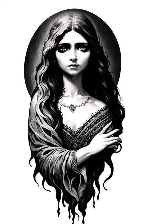 The Llorona tattoo design idea