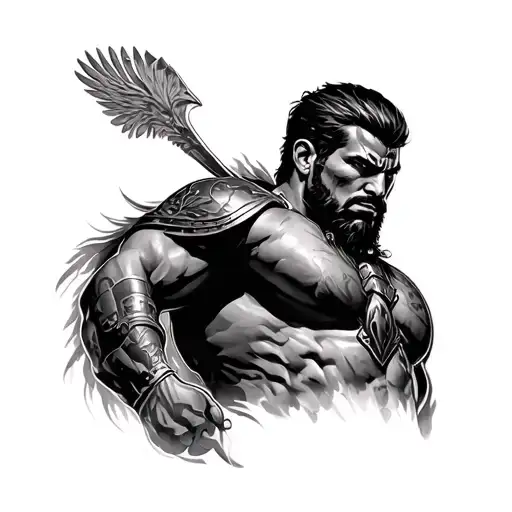 spartacus gay looking tattoo design idea