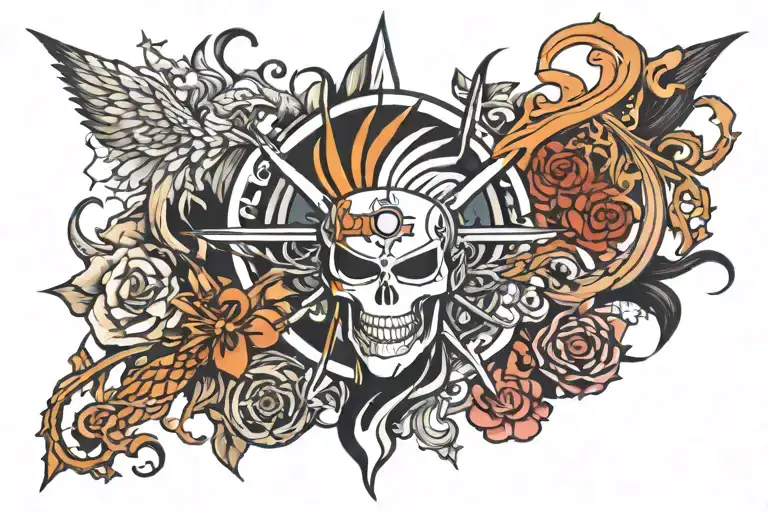 anime inspired tattoo bleach   tattoo design idea