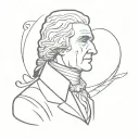 thomas Jefferson with slaves   tattoo design idea
