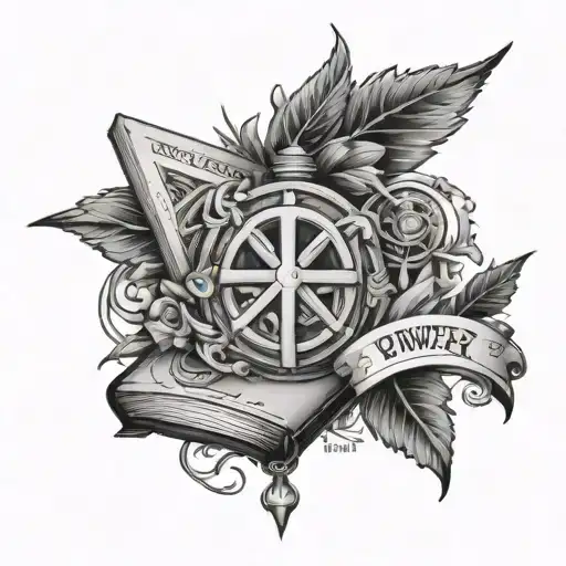 Knowledge Is Power tattoo design idea