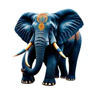 elephants tattoo design idea