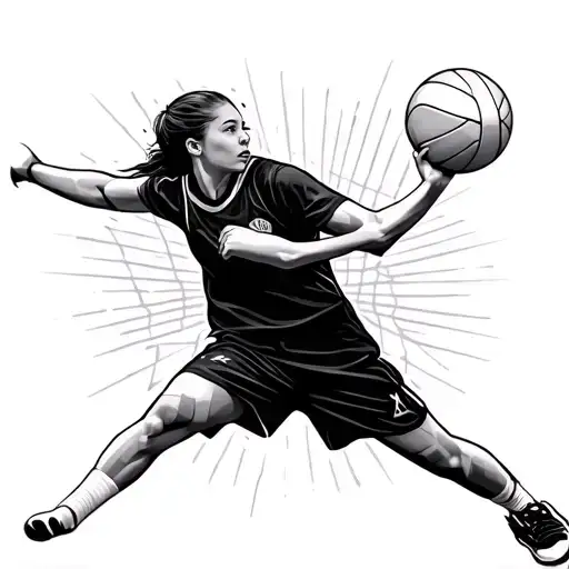 volleyball basketball softball golf tattoo design idea
