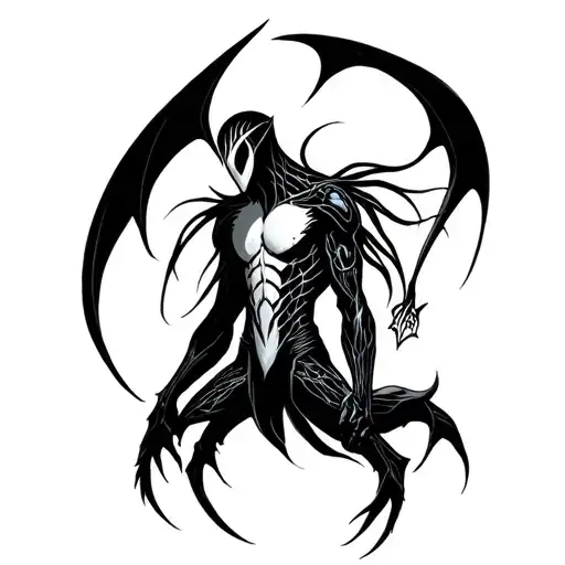 symbiote norse sleeve tattoo tattoo design idea