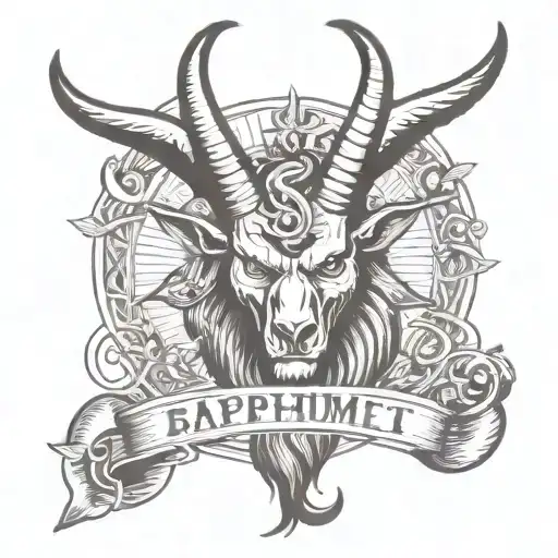 baphomet tattoo design idea