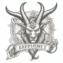baphomet tattoo design idea