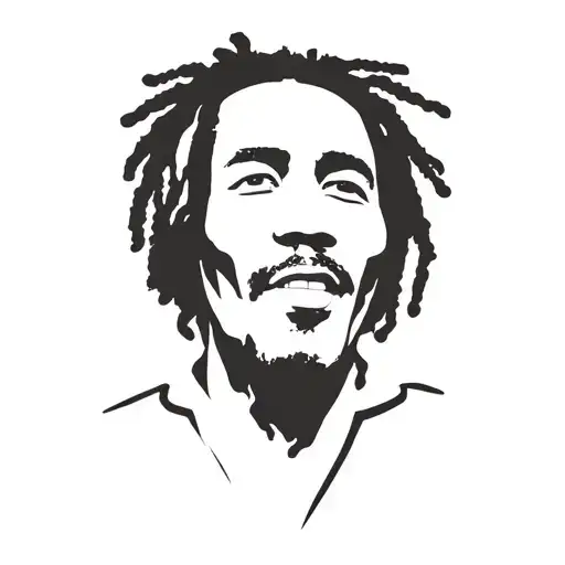 bob marley tattoo design idea