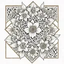 Jonquil, daffodils, marigolds tattoo design idea