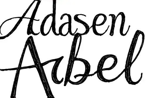 "Adasen
Abel " tattoo design idea