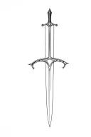 long sword tattoo design idea