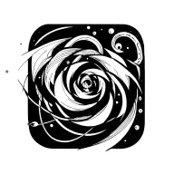 fishing hook tattoo design idea