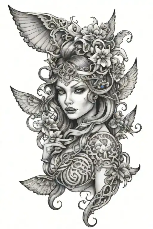 Angelica in 030414 tattoo design idea