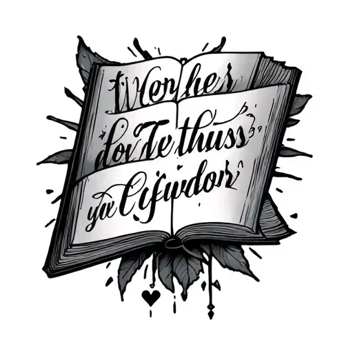 bible scripture tattoo design idea