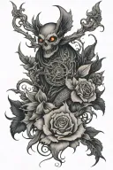 Bad Omen tattoo design idea