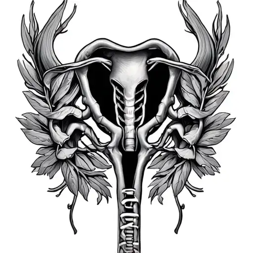 Uterine Cancer tattoo design idea