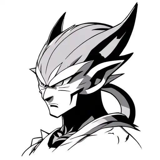 beerus dragon ball z tattoo design idea