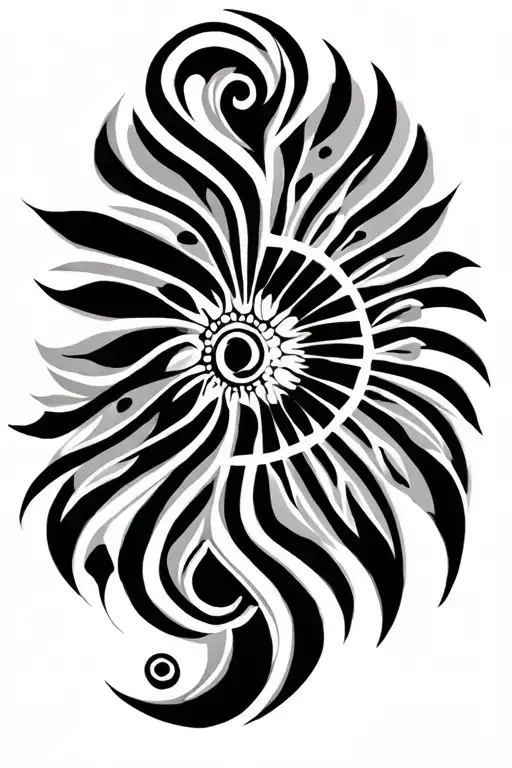 Cherokee Tribal tattoo design idea