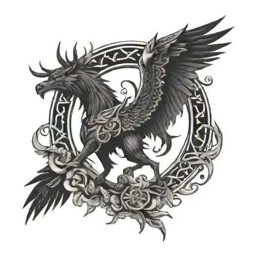 Eir norse valkyrue tattoo design idea