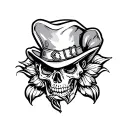 luck tattoo design idea