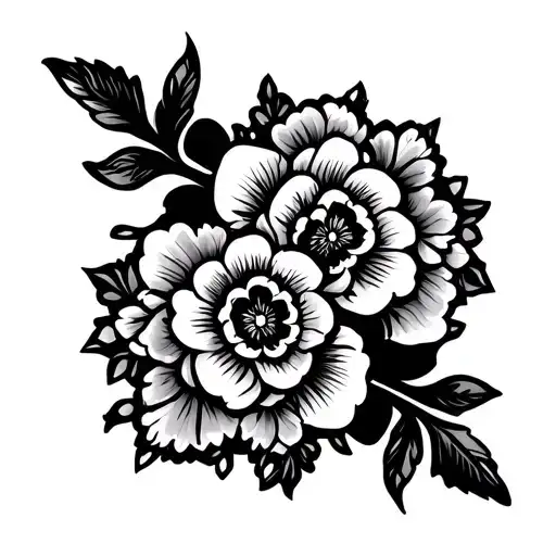 Romanian traditional motifs cuffs tattoo design idea